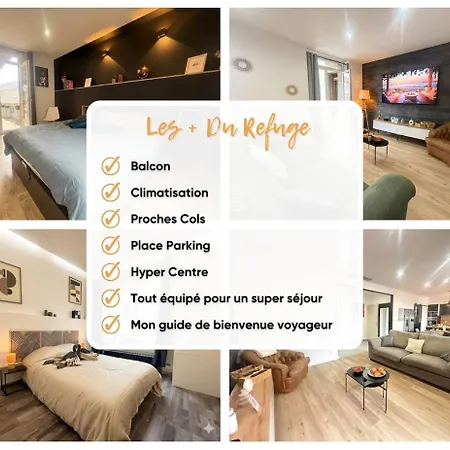 Appartement Le Refuge Centre Climatisation Parking Balcon Saint-Jean-de-Maurienne